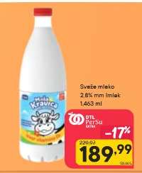 sveže mleko