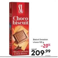 Biskvit Swisslion choco 125 g