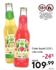 Cider Aspall 0.33 l