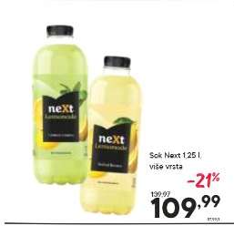 Sok Next 1,25 l, více vrsta