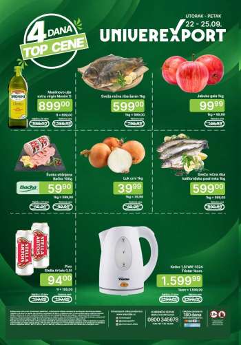 Univerexport katalog - 22.09.2026 - 25.09.2026.