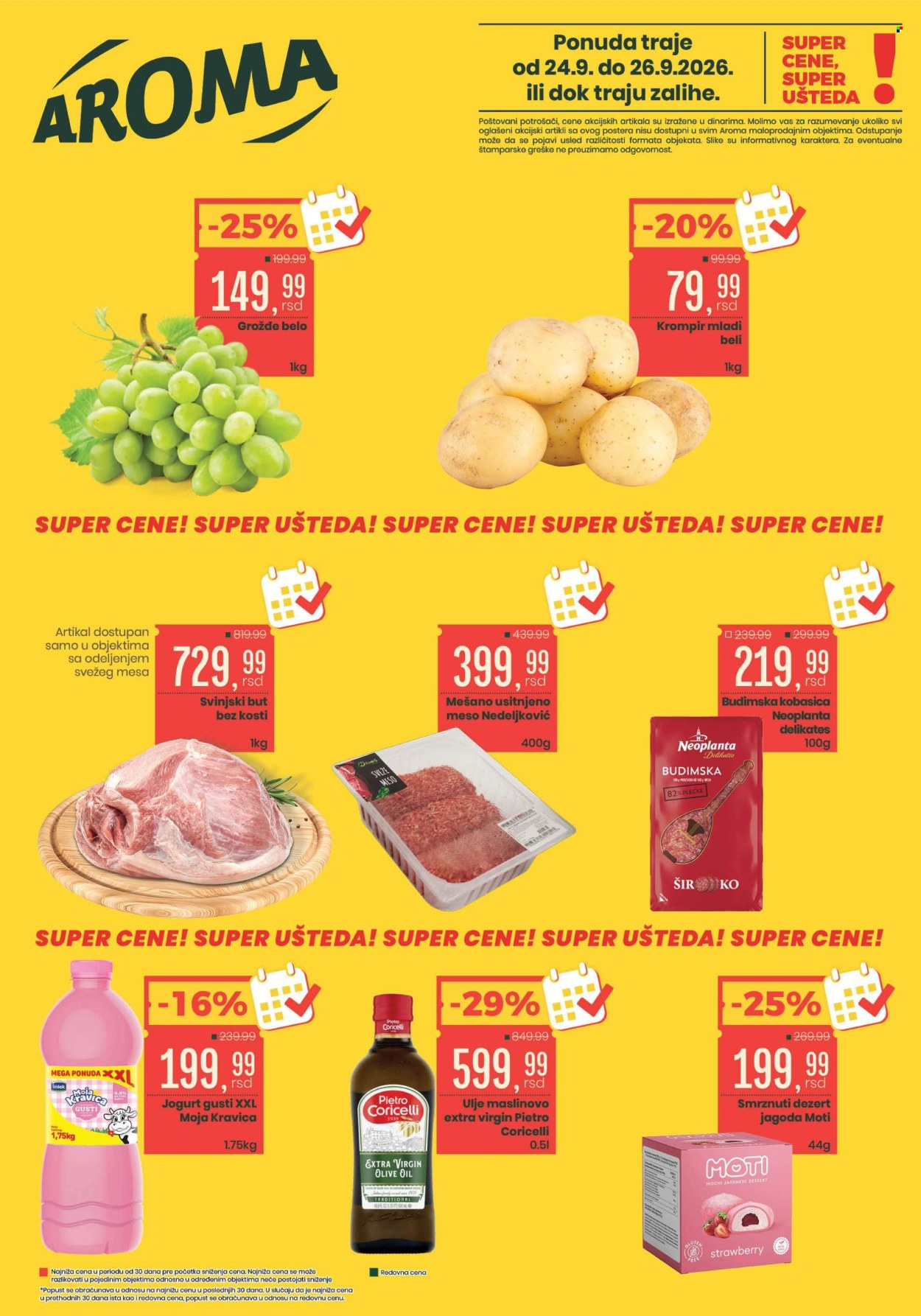 Aroma Market katalog - 24.09.2026 - 26.09.2026. Stranica 1