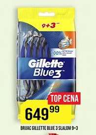 Brijač Gillette Blue 3 Slalom 9+3