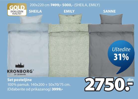 SET POSTELJINE