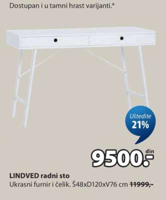 LINDVED RADNI STO