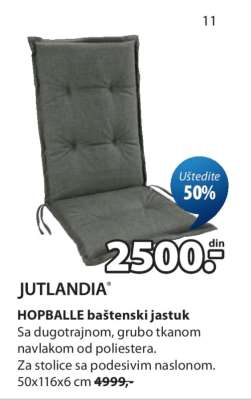 JUTLANDIA HOPBALLE BAŠTENSKI JASTUK