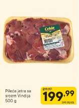 Pileća jetra sa srcem Vindija