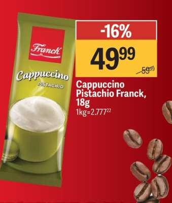 Cappuccino Pistachio Franck, 18g