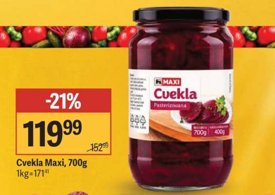 Cvekla Maxi 700g
