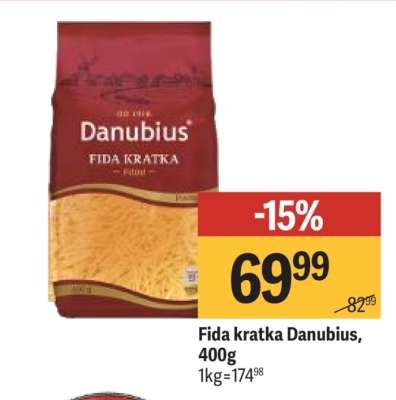 Fida kratka Danubius, 400g