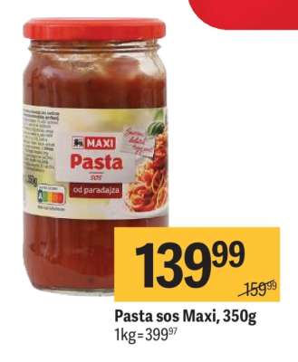 Pasta sos Maxi 350g