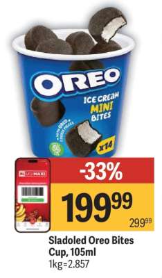 Sladoled Oreo Bites Cup, 105ml