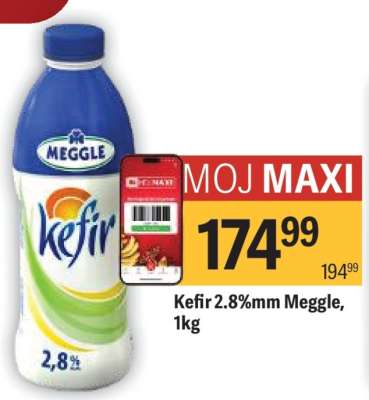 Kefir 2.8%mm Meggle 1kg