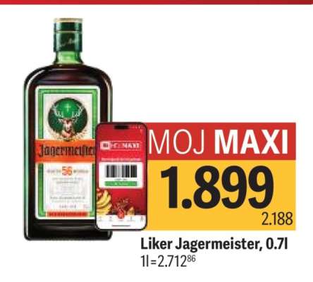 Liker Jagermeister 0,7l