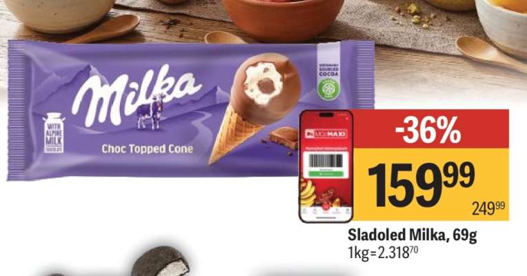 Sladoled Milka, 69g