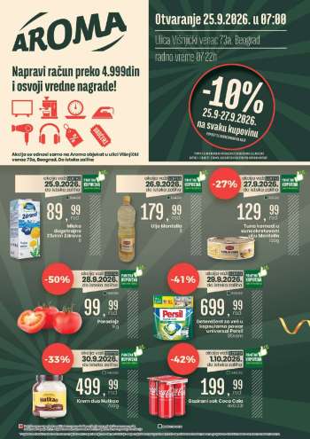 Aroma Market katalog - 25.09.2026 - 08.10.2026.