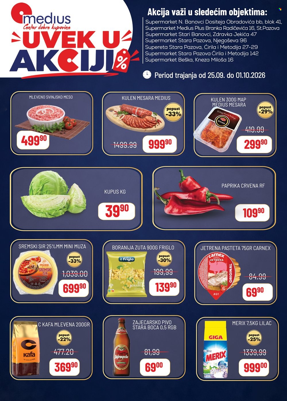 Medius katalog - 25.09.2026 - 01.10.2026. Stranica 1