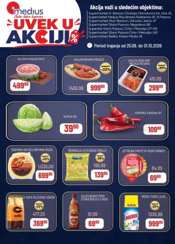 Medius katalog - 25.09.2026 - 01.10.2026.
