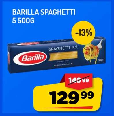 BARILLA SPAGHETTI 5 500g