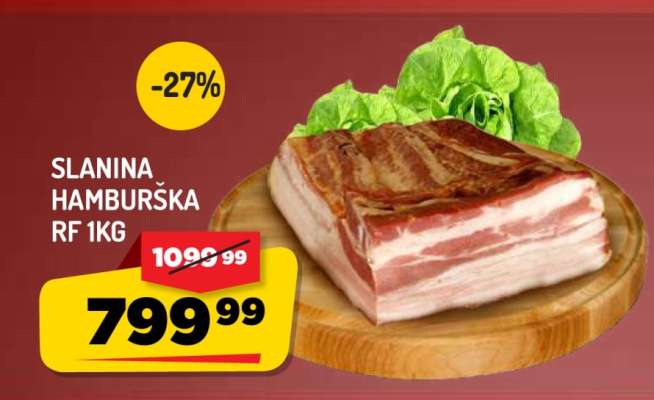 Slanina Hamburska RF 1kg