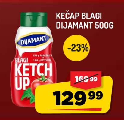 Kečap blagi Dijamant 500g