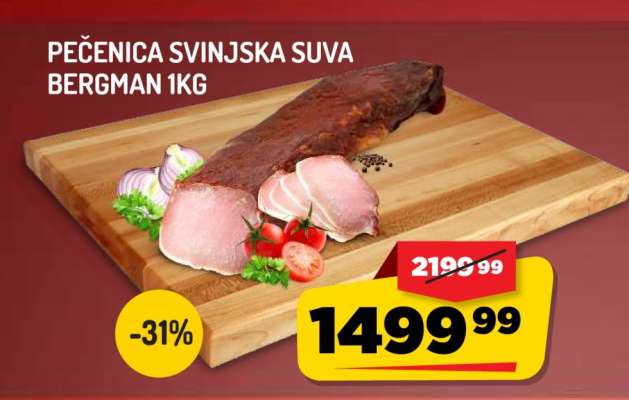Pečenica svinjska suva Bergman 1kg