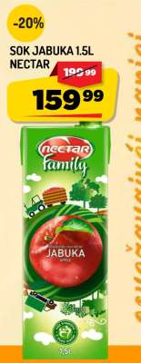 Sok Jabuka 1.5L Nectar