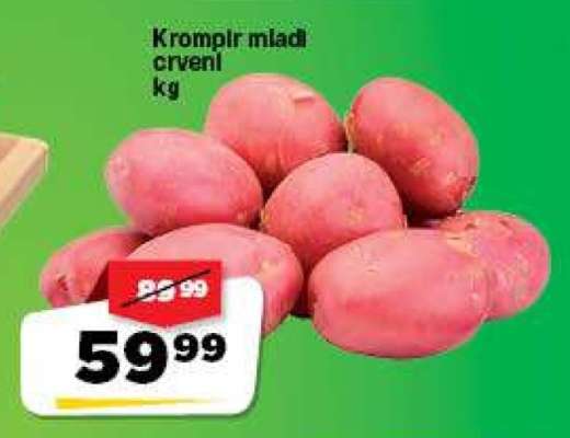 Krompir mladi crveni