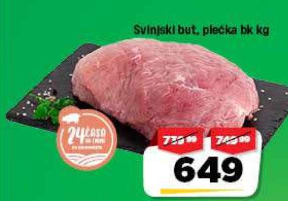 Svinjski but, plećka bk kg