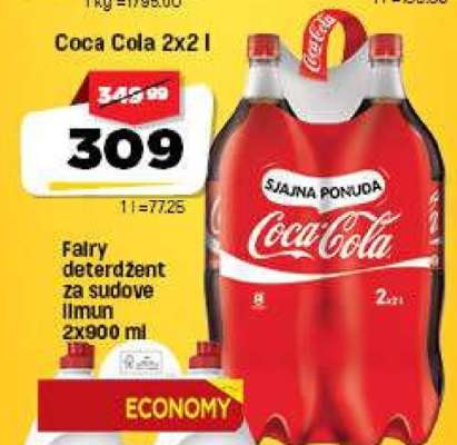 Coca cola 2x2 l