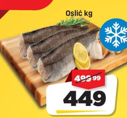 Oslić kg