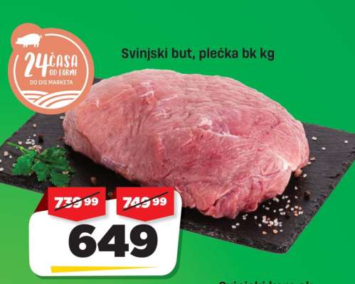 Svinjski but, plećka bk kg