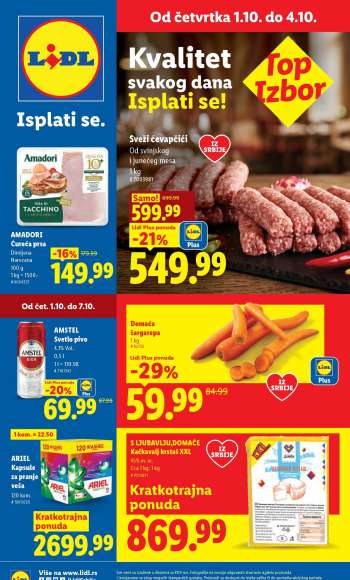 Lidl katalog - 01.10.2026 - 07.10.2026.