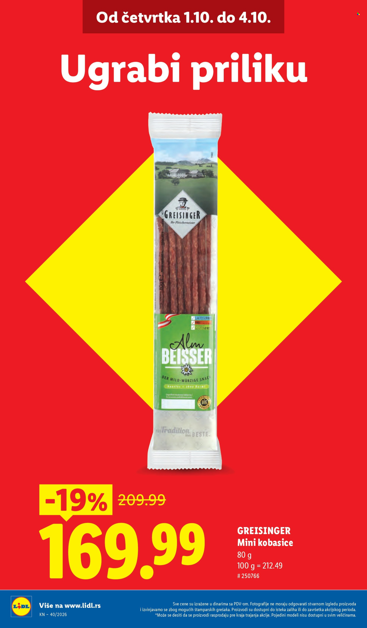 Lidl katalog - 01.10.2026 - 07.10.2026. Stranica 4