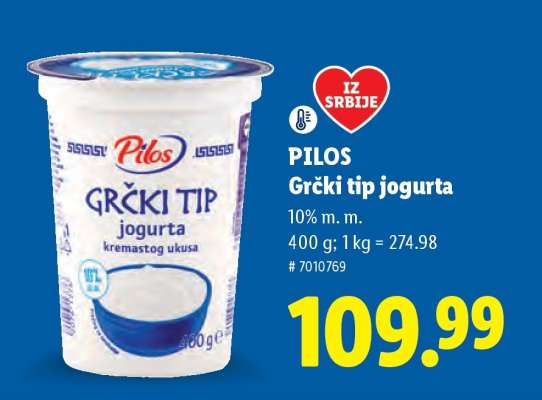 Pilos Grčki tip jogurta