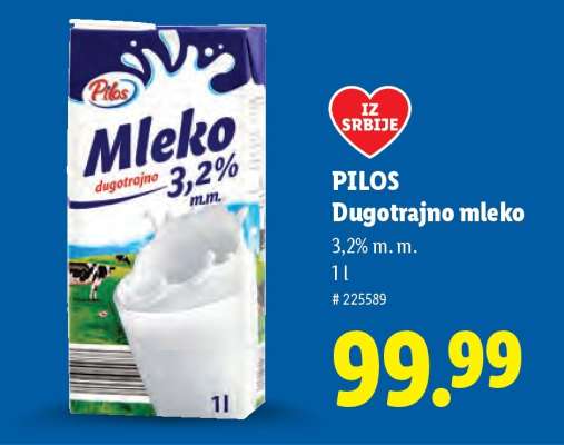 Pilos Dugotrajno mleko