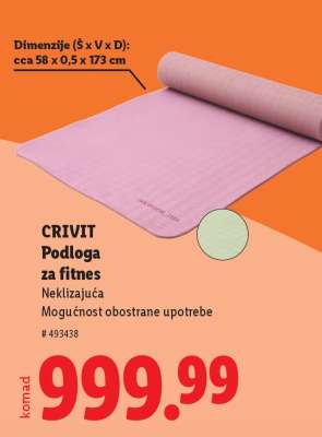 Crivit Podloga za fitnes