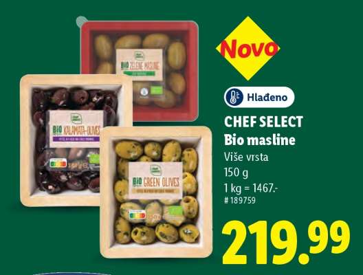 CHEF SELECT Bio masline