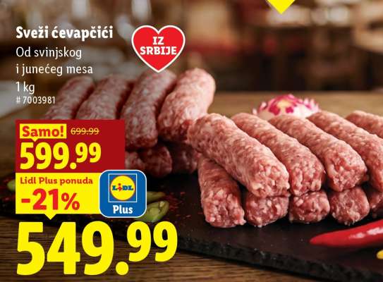 Sveži ćevapčići