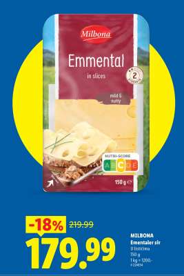 Milbona Emmental sir