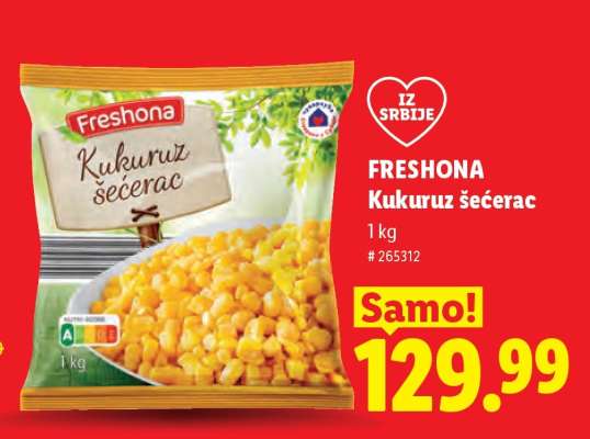 Freshona Kukuruz šećerac