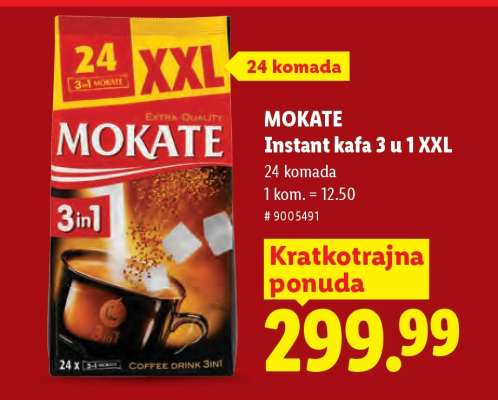 MOKATE Instant kafa 3 u 1 XXL