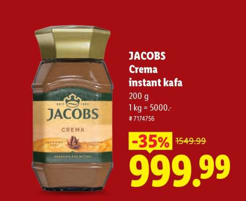 JACOBS Crema instant kafa