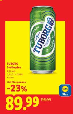 Tuborg Svetlo pivo