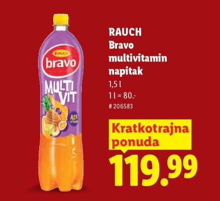 RAUCH BRAVO Multivitamin napitak