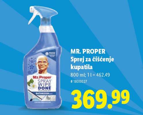 MR. PROPER Sprej za čišćenje kupatila