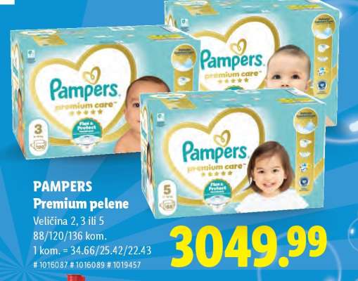 Pampers Premium pelene