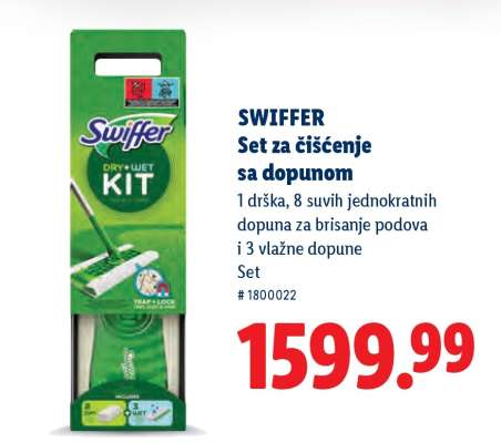 Swiffer Set za čišćenje sa dopunom
