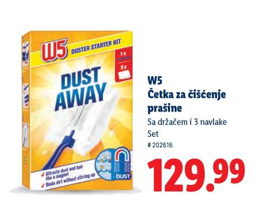 W5 Četka za čišcenje prašine
