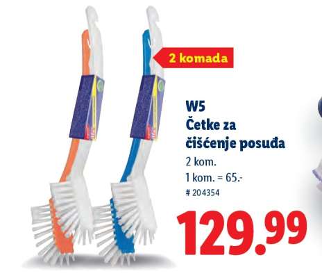 W5 Četke za čišćenje posuđa